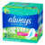Always Ultra Thin Pads Size 2 Super Long Absorbency Unscented with Wings -92 ct-