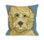 One Bella Casa Labradoodle 1 Throw Pillow 16 by 16-Inch