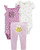 Carter's 3-Piece Bee Little Character Set -24 Months- Purple