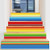 KIODS Stair Stickers Wall Tile Stickers Self-Adhesive PVC Home Decoration Stair Riser Decals 6pcs Tile Stickers DIY Living Bedroom Decor 18×100cmA