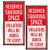 Rockin Towel Reserved Tanning Space Decorative Beach Towel 30" x 60" 2 Pack Soft Cotton Velour Towel Ideal for The Beach Pool Sunbathing
