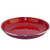 Golden Rabbit Enamelware - Red on Red Texture Pattern - 10 Inch Pasta Plate