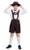 YOLSUN Lederhosen Costume for Kids Boys' Oktoberfest Role Play German Dresses for Oktoberfest -L Brown-