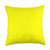 podartist Super Bright Yellow Solid Color Throw Pillow 18x18 Multicolor
