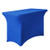 LinenTablecloth 4 ft. Rectangular Stretch Tablecloth Royal Blue