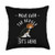 BEAGLE Funny Dog Owner Gifts Move Over The BEAGLE Sits Here Funny Dog Throw Pillow 18x18 Multicolor