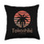 Japan Tokashiki Design Tokashiki Japan Travel Vacation Souvenir Throw Pillow 18x18 Multicolor