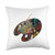 Painting Designs Art Paint Palette Throw Pillow 18x18 Multicolor