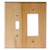 Sierra Lifestyles Traditional Switch Plate, Toggle/Rocker, Rustic Switch Plate Hickory