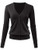 Women's Long Sleeve Button Down Basic Sweater Classic V-Neck Knit Cardigan Soft Knit L Black