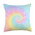 Pastel Tie Dye Designs Pastel Tie Dye Light Pink Blue Yellow Purple Swirl Throw Pillow 18x18 Multicolor