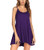 Ekouaer Sexy Short Nightgown for Women Chemise Soft Sleepshirts Sleeveless Sleep Dress-S-XXL- Purple