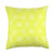 Girly Yellow Modern Geometric Design Pattern Throw Pillow 18x18 Multicolor