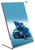 (6 Pack) 5" x 7" Clear Acrylic Slant Back Ad / Sign Holder, Plastic Slanted Picture / Photo Frame