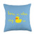 atelier mushroom ' Home Cute Yellow Rubber Ducky Duck Throw Pillow 18x18 Multicolor
