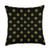 Polka Dot Gift Ideas Polka Dot Black and Yellow Pattern Throw Pillow 18x18 Multicolor