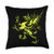 Atteestude Fantasy Mythical Yellow Griffin Throw Pillow 18x18 Multicolor
