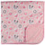 Disney Minnie Mouse Double Sided Birds and Butterflies Printed Mink Front and Sherpa Back Blanket