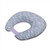 Bacati Clouds in The City Nursing Pillow Mint-Grey