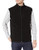 Clique Men's Summit Full-Zip Microfleece Vest Black Small