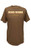 John Deere Farm Equipment Retro Mens Short Sleeve T-Shirt-Brown-XL