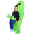 YEAHBEER Inflatable Alien Rider Costume Halloween Costume for Adults and Kids Inflatable Costumes Cosplay Party Dress Up -Child Alien Rider-