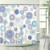 Stacy Fay Blue Shower Curtain Colorful Circle and Firework Shower Curtains Set with 12 Hooks Waterproof Fabric Bathroom Curtain Decorative Blue Firework Circle White Shower Curtain  72 x 72 Inch