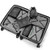 Travel Packing Cubes 8 Pcs Set Luggage Packing Organizers with Shoe Bag and Toiletry Bag -Black-