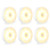 Motion Sensor Night Light 6 Pack Portable Rechargeable LED Night Light with Dusk to Dawn Sensor for Bedroom Bathroom Kitchen Hallway Stairs