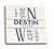 Lantern Press Destin Florida Latitude and Longitude -Set of 4 Ceramic Coasters Cork-Backed Absorbent-