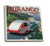 Lantern Press Durango Colorado Retro Camper -Set of 4 Ceramic Coasters Cork-Backed Absorbent-