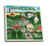 Lantern Press Indiana Retro Countryside -Set of 4 Ceramic Coasters Cork-Backed Absorbent-