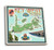 Lantern Press Key West Florida Soft Style Map -Set of 4 Ceramic Coasters Cork-Backed Absorbent-