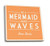 Lantern Press Outer Banks North Carolina Be a Mermaid Make Waves Simply Said -Set of 4 Ceramic Coasters Cork-Backed Absorbent-