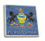 Lantern Press Rustic Pennsylvania State Flag -Set of 4 Ceramic Coasters Cork-Backed Absorbent-