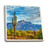 Lantern Press Saguaros and Mountains -Set of 4 Ceramic Coasters Cork-Backed Absorbent-