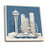 Lantern Press Seattle Washington Shadowbox -Set of 4 Ceramic Coasters Cork-Backed Absorbent-