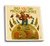 Lantern Press Smokey Bear and Friends 78094 -Set of 4 Ceramic Coasters Cork-Backed Absorbent-