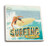Lantern Press Surfing Hawaii -Set of 4 Ceramic Coasters Cork-Backed Absorbent-