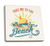 Lantern Press Virginia Beach Virginia Take Me Too The Beach Contour 103044 -Set of 4 Ceramic Coasters Cork-Backed Absorbent-