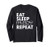 Painter Funny Gift - Eat Sleep Paint Repeat Long Sleeve T-Shirt