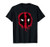 Marvel Deadpool Simple Paint Splatter Logo T-Shirt