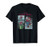 Super Mario Panels Mario Jumping Warp Pipe Stripes T-Shirt