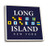 Lantern Press Long Island New York Nautical Flags 95016 -Set of 4 Ceramic Coasters Cork-Backed Absorbent-