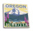 Lantern Press Sunriver Oregon Mountain and Lake Scene 90649 -Set of 4 Ceramic Coasters Cork-Backed Absorbent-