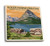 Lantern Press Glacier National Park Fund Many Glacier Hotel 34175 -Set of 4 Ceramic Coasters Cork-Backed Absorbent-