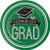 Graduation School Spirit Green Paper Plates 54 ct