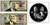 President Obama  and  Dr Martin Luther King Jr - Commemorative Bills  plusBonus Button