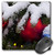 3dRose Green Christmas Tree. White Snow red Blue Ornament Balls Lights - Mouse Pads -mp_340390_1-