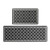 Pauwer Anti Fatigue Kitchen Mat Set of 2 Cushioned Kitchen Floor Mats Non Slip Waterproof Comfort Standing Mat Anti Fatigue Comfort Mat for Kitchen Standing Desk